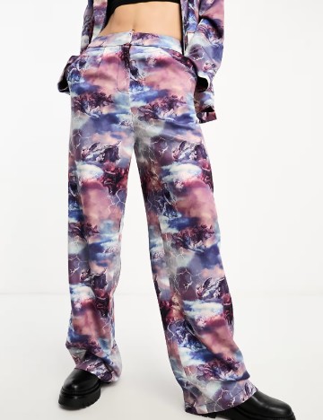 Pantaloni Annorlunda, mov