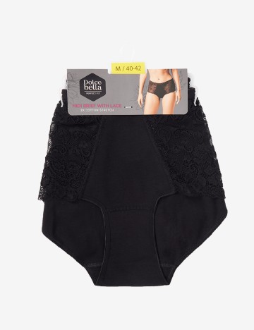 Set chiloti 2 perechi Dolce Bella, negru