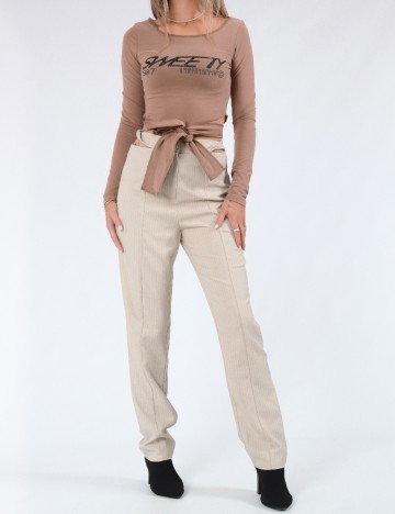 Pantaloni 4TH&Reckless, bej