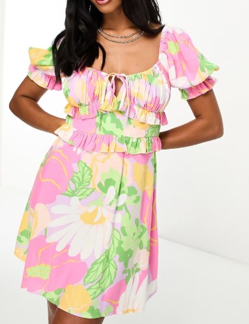 Rochie scurta PETITES MISS SELFRIDGE, floral print