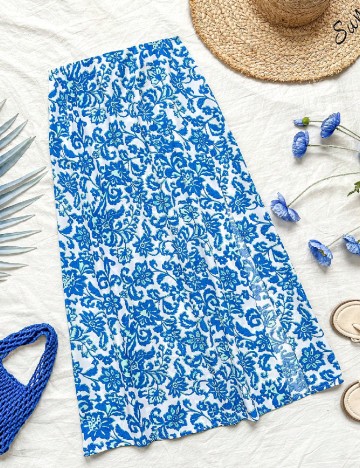 Fusta SHEIN, albastru