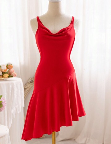 Rochie scurta SHEIN, rosu