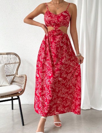 Rochie lunga SHEIN, rosu