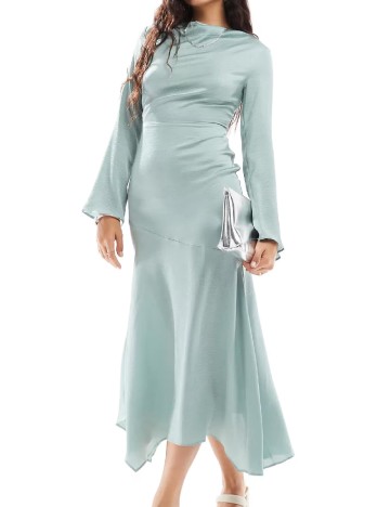 Rochie lunga ASOS, turcoaz