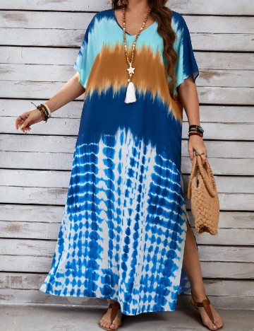 Rochie lunga SHEIN CURVE, albastru