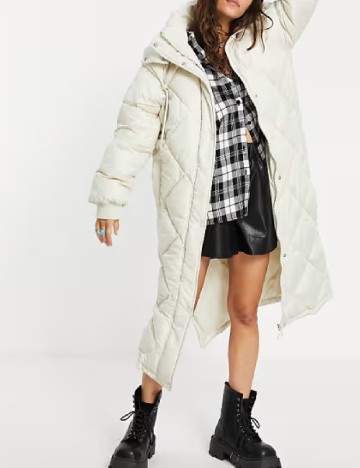 Geaca reversibila Top Shop, crem