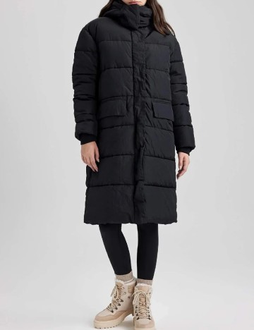 Geaca impermeabila DeFacto, negru