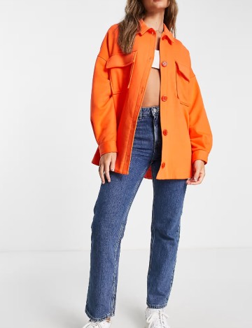 Jacheta Oversize ASOS, portocaliu