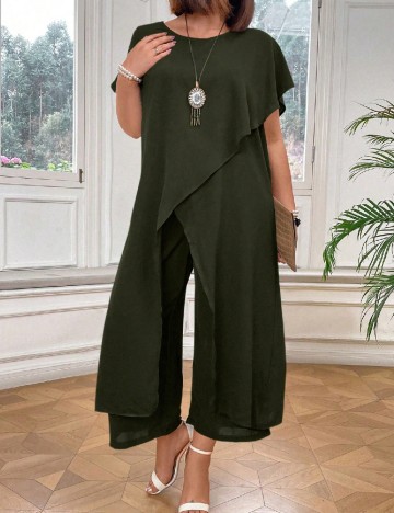 Compleu SHEIN CURVE, verde