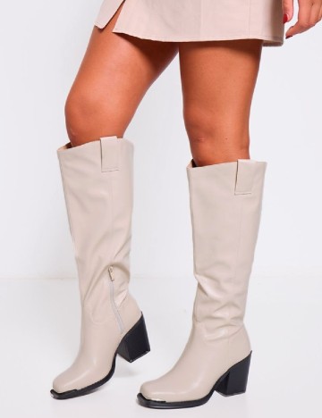 Cizme PrettyLittleThing, bej