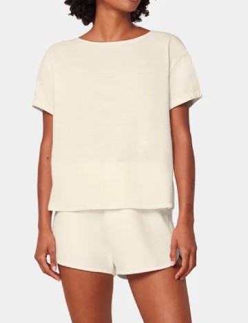 Pantaloni de pijama Triumph, ecru