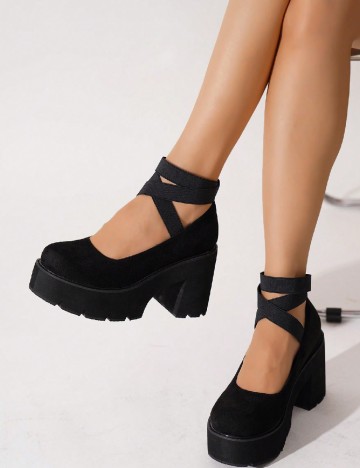 Pantofi SHEIN, negru