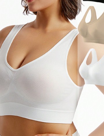 Set bustiere 3 bucati SHEIN CURVE, mix culori