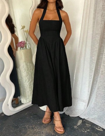 Rochie lunga SHEIN, negru