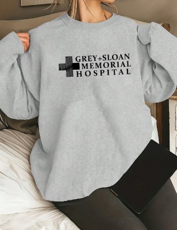 Bluza SHEIN CURVE, gri