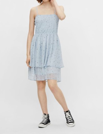 Rochie scurta Pieces, bleu