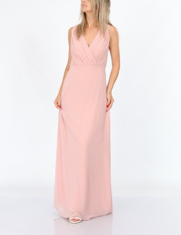 Rochie Vila, roz pudra, 42