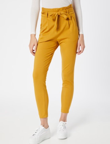 Pantaloni Vero Moda, galben mustar