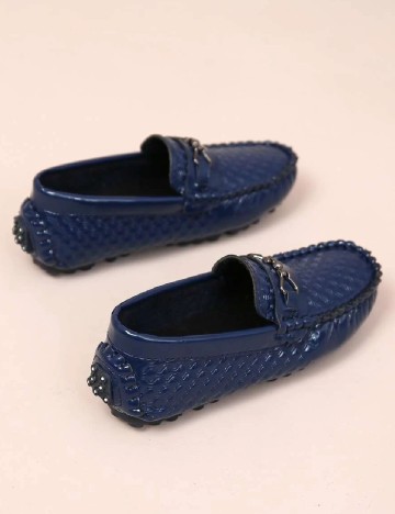 Mocasini Shein Kids, bleumarin