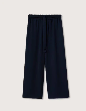 Pantaloni Mango, bleumarin inchis Albastru