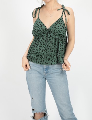 Top SHEIN, verde, M