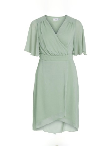 Rochie medie Vila, verde