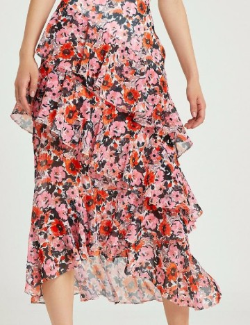 Fusta River Island, imprimeu floral