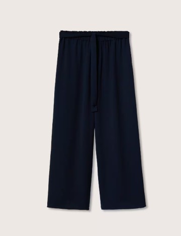 Pantaloni Mango, bleumarin inchis