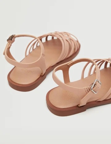 Sandale Mango Kids, nude Crem