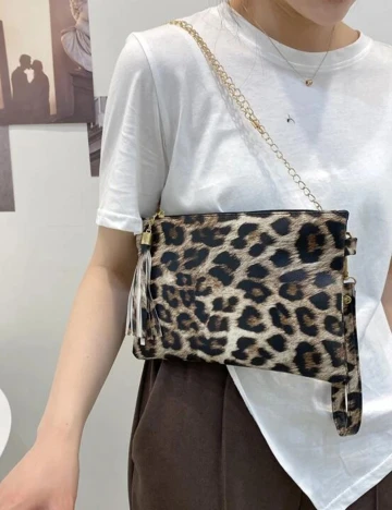 Geanta SHEIN, animal print, ONE SIZE