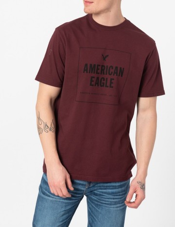 
						Tricou American Eagle, visiniu