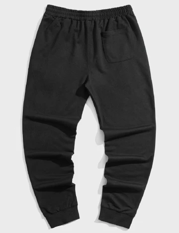 Pantaloni Romwe, negru Negru