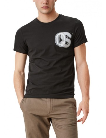 
						Tricou Q/S, negru