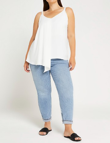 Maiou Plus Size River Island, alb