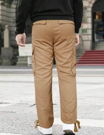 Pantaloni SHEIN, maro Maro