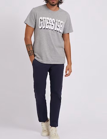 
						Tricou Guess, gri