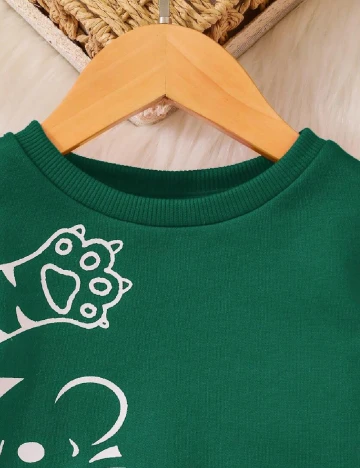 Bluza Shein Kids, verde Verde