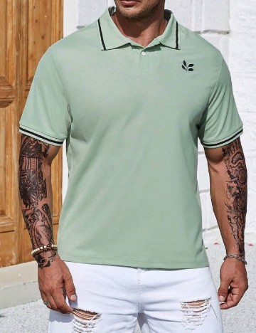 Tricou SHEIN Plus Size Men, verde