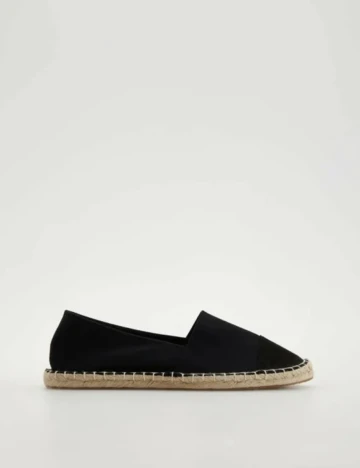 Espadrile Reserved, negru, 36 Negru