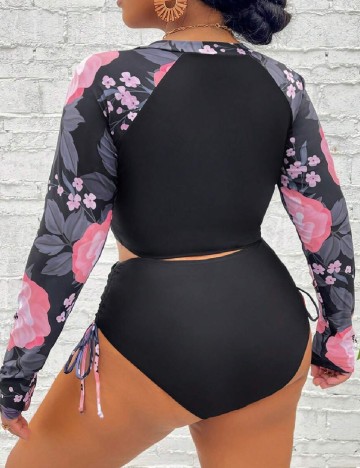 Costum de baie SHEIN CURVE, negru