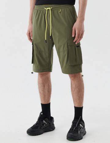 
						Pantaloni Scurti CROPP, verde inchis, 38