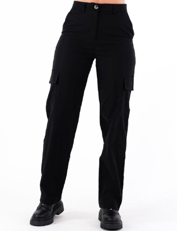 Pantaloni Pieces, negru