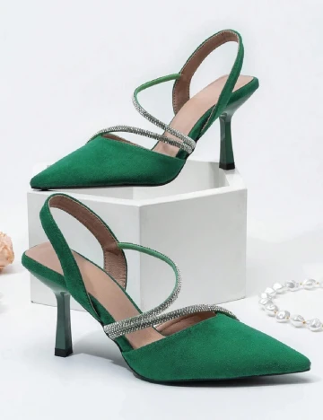 Pantofi SHEIN, verde Verde