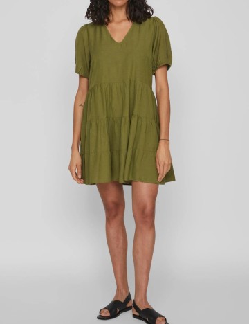 
						Rochie scurta Vila, verde