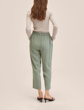 Pantaloni Mango, verde