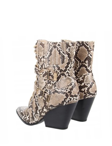 Botine Justfab, imprimeu sarpe, 40,5