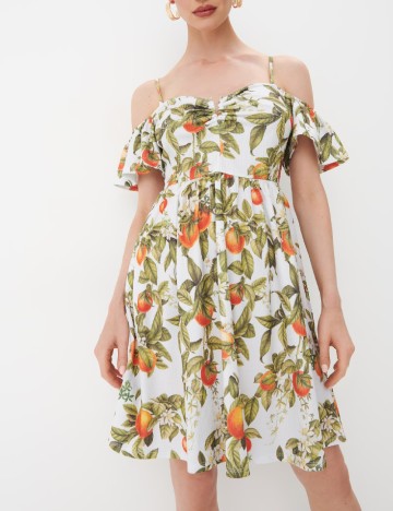 
						Rochie scurta Mohito, alb