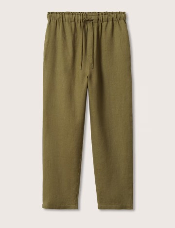 Pantaloni Mango, kaki