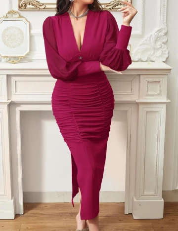 Rochie lunga SHEIN, magenta Roz