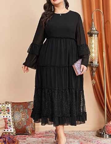 
						Rochie lunga SHEIN CURVE, negru